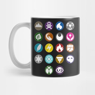 Monster Type Chart Mug